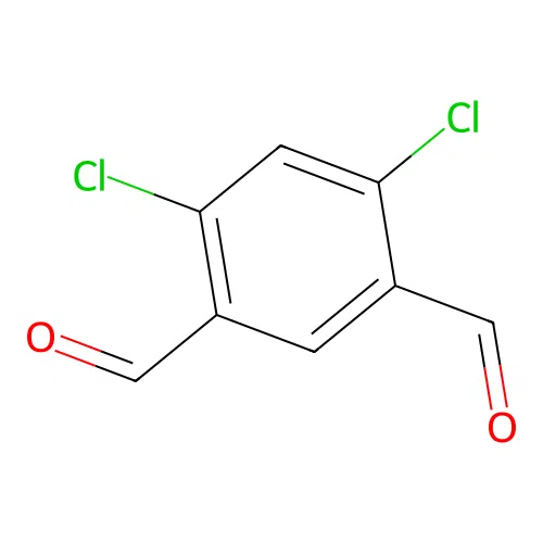 4,6-Dichlorobenzene-1,3-dicarbaldehyde structure