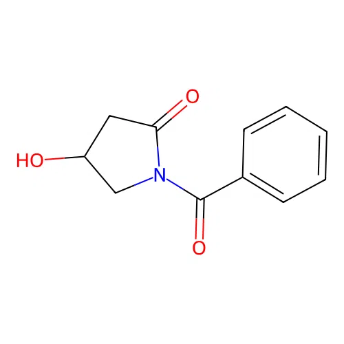 1-Benzoyl-4-hydroxypyrrolidin-2-one structure