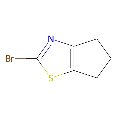 2-bromo-4H,5H,6H-cyclopenta[d][1,3]thiazole structure