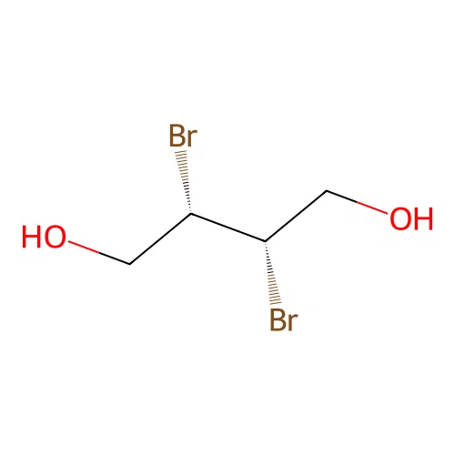 (2S,3S)-2,3-dibromobutane-1,4-diol structure
