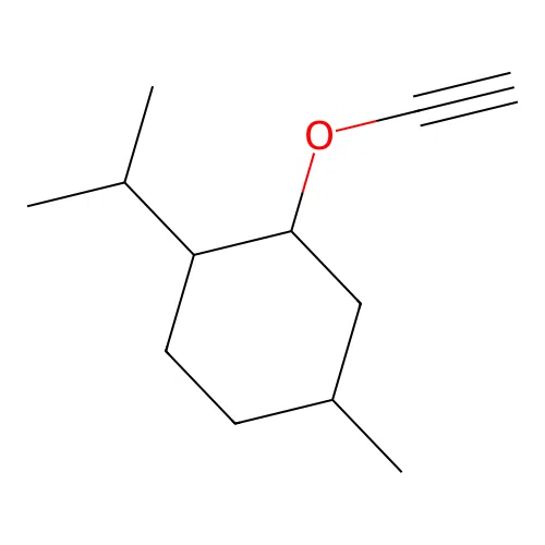 2-Ethynoxy-4-methyl-1-propan-2-ylcyclohexane structure
