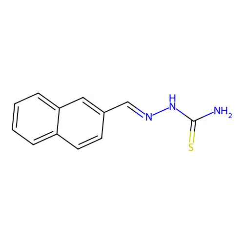 2-Naphthaldehyde thiosemicarbazone structure
