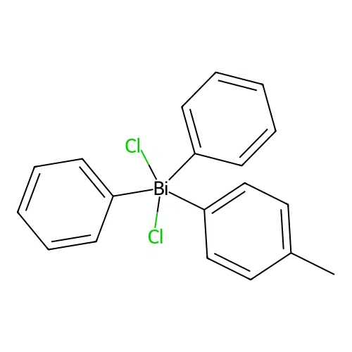 Dichloro(4-methylphenyl)diphenyl-lambda~5~-bismuthane structure