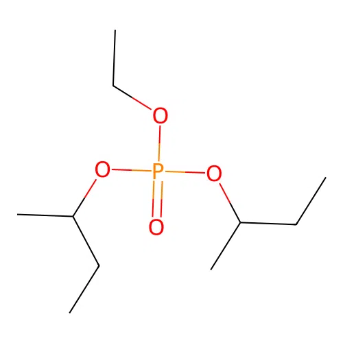 Dibutan-2-yl ethyl phosphate structure