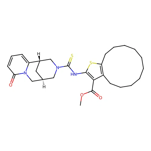 C28H37N3O3S2 structure