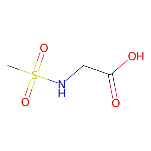2-Methanesulfonamidoacetic acid structure