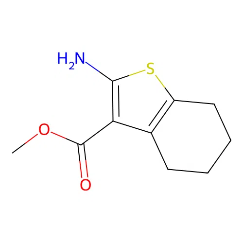Methyl 2-amino-4,5,6,7-tetrahydro-1-benzothiophene-3-carboxylate structure