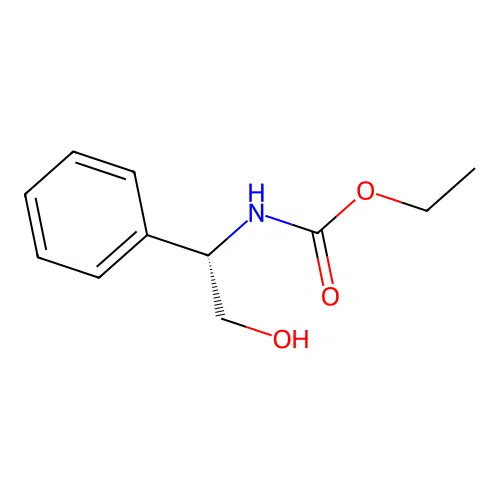 ethyl N-[(1S)-2-hydroxy-1-phenylethyl]carbamate structure