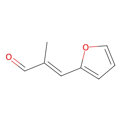 2-Methyl-3(2-furyl)acrolein structure