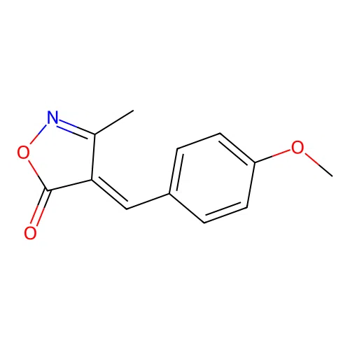 4-(4-Methoxybenzylidene)-3-methylisoxazol-5(4H)-one structure