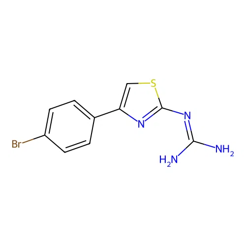 1-(4-(4-Bromophenyl)thiazol-2-yl)guanidine structure