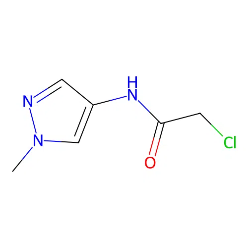 2-chloro-N-(1-methyl-1H-pyrazol-4-yl)acetamide structure