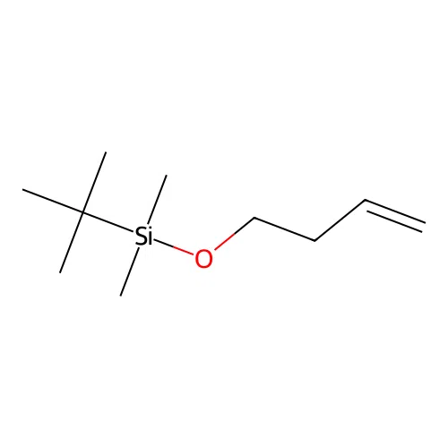 (But-3-enyloxy)(tert-butyl)dimethylsilane structure