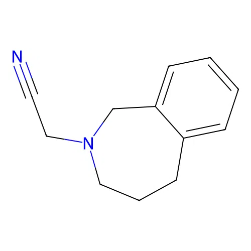 2-(1,3,4,5-Tetrahydro-2-benzazepin-2-yl)acetonitrile structure
