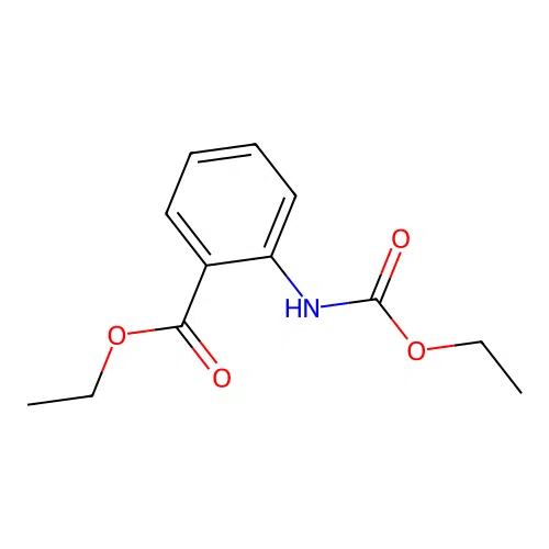 2-[(Ethoxycarbonyl)amino]benzoic acid ethyl ester structure