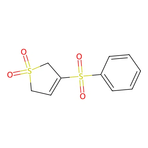 3-Benzenesulfonyl-2,5-dihydro-thiophene 1,1-dioxide structure