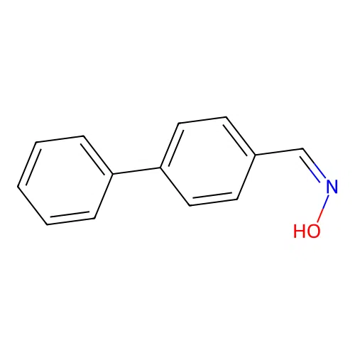 (NZ)-N-[(4-phenylphenyl)methylidene]hydroxylamine structure