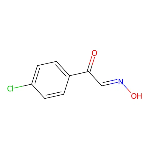 1-(4-Chlorophenyl)-2-hydroxyiminoethanone structure