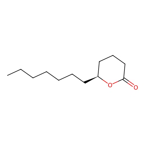 (-)-delta-Dodecalactone structure