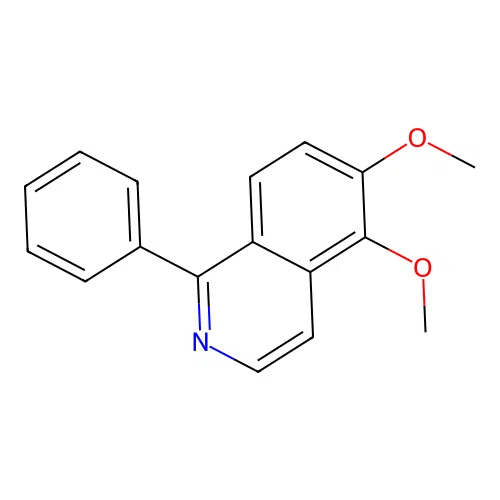 5,6-Dimethoxy-1-phenylisoquinoline structure
