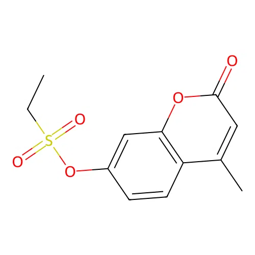 (4-Methyl-2-oxochromen-7-yl) ethanesulfonate structure