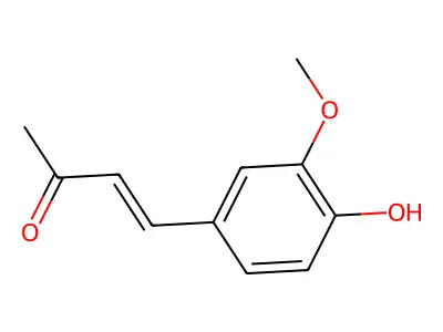 4-(4-Hydroxy-3-methoxyphenyl)-3-buten-2-one structure