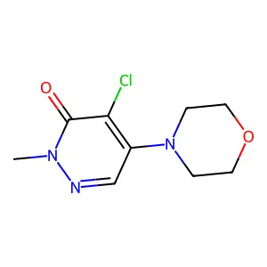 3(2H)-Pyridazinone, 4-chloro-2-methyl-5-morpholino- structure