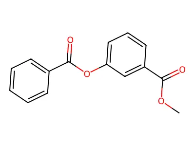 Methyl 3-benzoyloxybenzoate structure