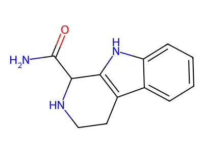 1H-Pyrido[3,4-b]indole-1-carboxamide, 2,3,4,9-tetrahydro- structure