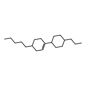 4-Pentyl-1-(4-propylcyclohexyl)-1-cyclohexene structure