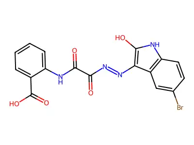 C17H11BrN4O5 structure