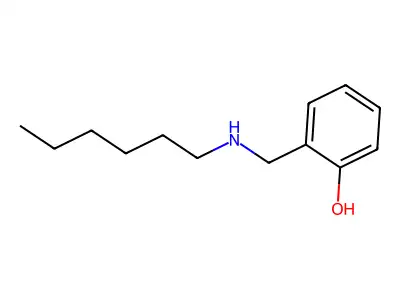 o-Cresol, alpha-(hexylamino)- structure