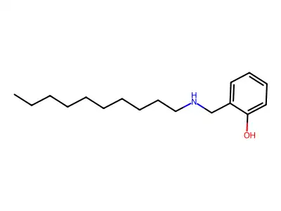 o-Cresol, alpha-(decylamino)- structure