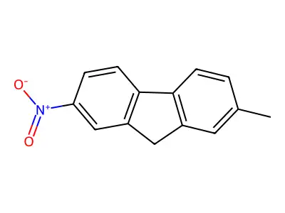 9H-Fluorene, 2-methyl-7-nitro- structure