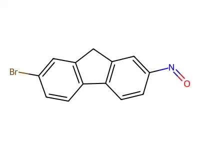 9H-Fluorene, 2-bromo-7-nitroso- structure
