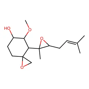 Fumagillol structure
