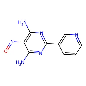 6-Amino-5-nitroso-2-pyridin-3-ylpyrimidin-4-ylamine structure