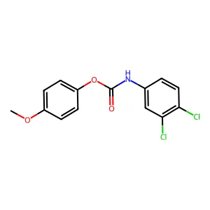 4-Methoxyphenyl N-(3,4-dichlorophenyl)carbamate structure
