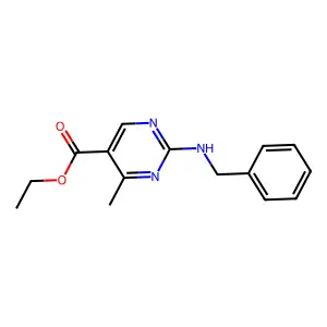 Ethyl 2-(benzylamino)-4-methylpyrimidine-5-carboxylate structure