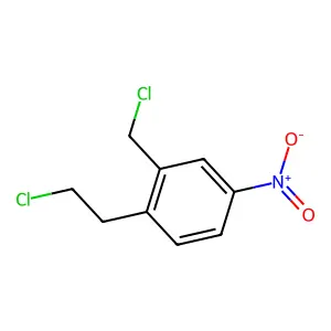 1-(2-Chloroethyl)-2-(chloromethyl)-4-nitrobenzene structure