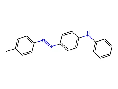 Benzenamine, 4-[(4-methylphenyl)azo]-N-phenyl- structure