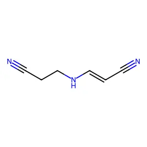 3-[(2-Cyanoethyl)amino]-2-propenenitrile structure