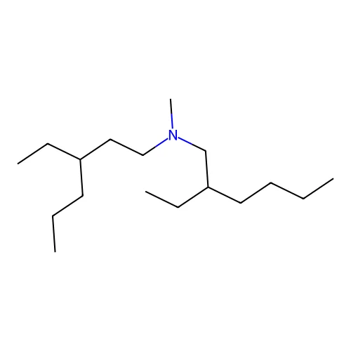 2-ethyl-N-(3-ethylhexyl)-N-methylhexan-1-amine structure