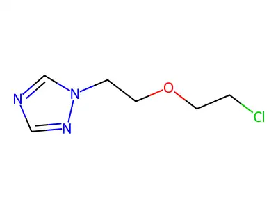 1-[2-(2-chloroethoxy)ethyl]-1H-1,2,4-triazole structure