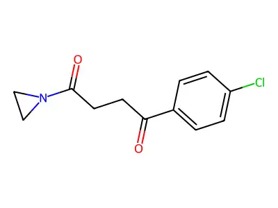 Aziridine, 1-(4-(4-chlorophenyl)-1,4-dioxobutyl)- structure