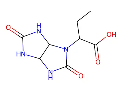 2-(2,5-dioxohexahydroimidazo[4,5-d]imidazol-1(2H)-yl)butanoic acid structure