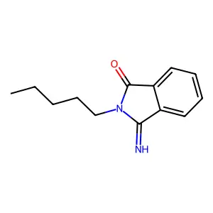 2-Pentyl-3-imino-1-oxoisoindoline structure