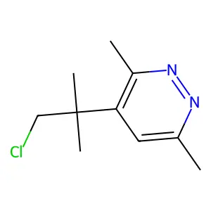 Pyridazine, 4-(2-chloro-1,1-dimethylethyl)-3,6-dimethyl- structure