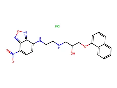 NBD-Propranolol dihydrochloride structure