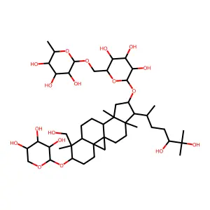 Cyclofoetoside B structure